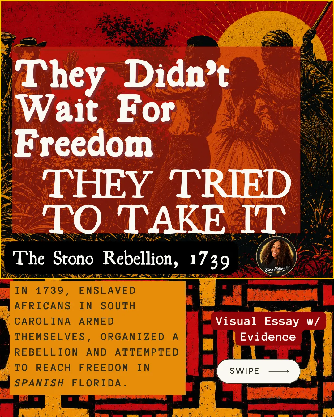 Cover artwork for the visual essay They Didn’t Wait For Freedom, They Tried To Take It